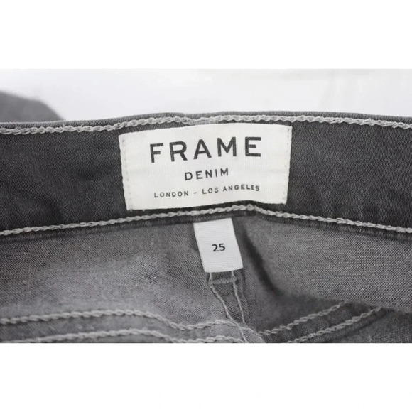 ladies gray FRAME DEIM jeans size 25 - Picture 6 of 7